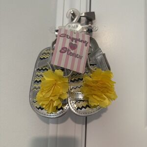 Baby Girls First Steps by Stepping Stones Sandals Size 4 9/12month NWT